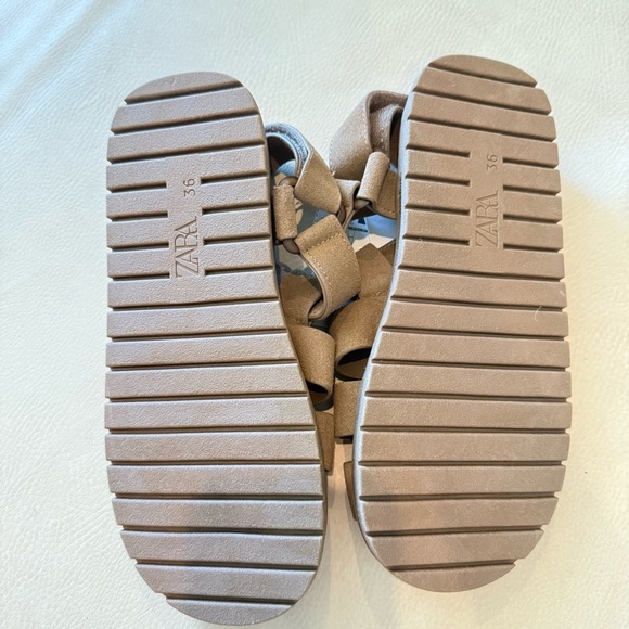 Zara leather fisherman sandals - Picture 7 of 8